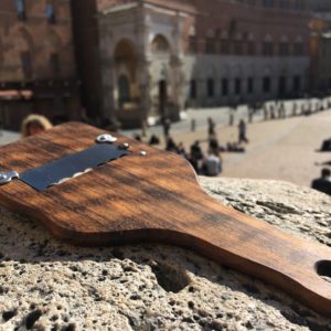 Rosewood truffle slicer with stainless steel blade | Siena Tartufi